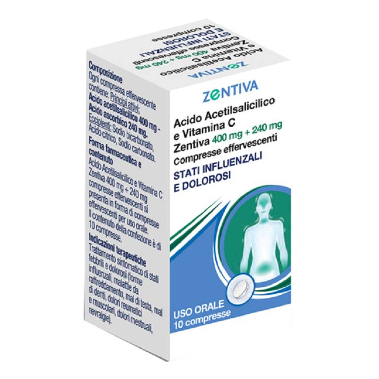 ACIDO ACETILS VIT C ZEN*10CPR