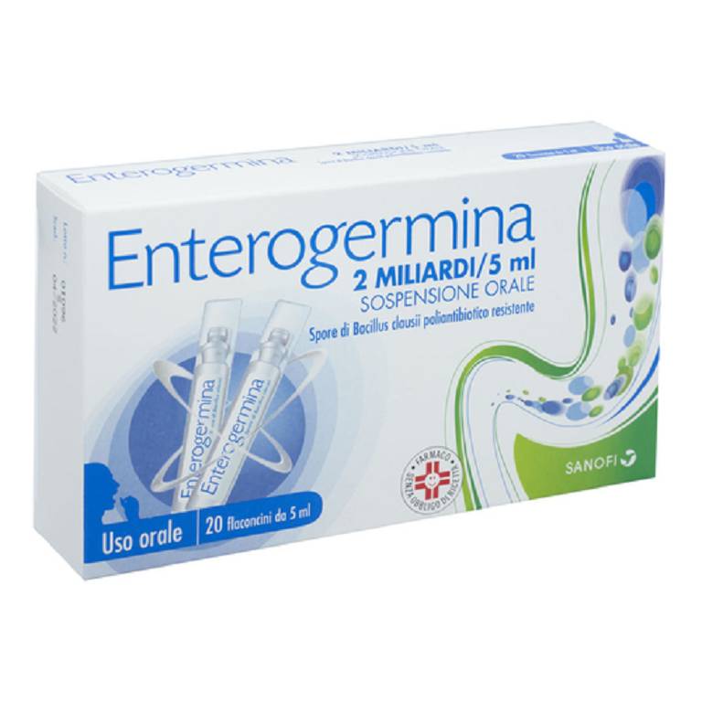 ENTEROGERMINA*OS 20FL 2MLD/5ML