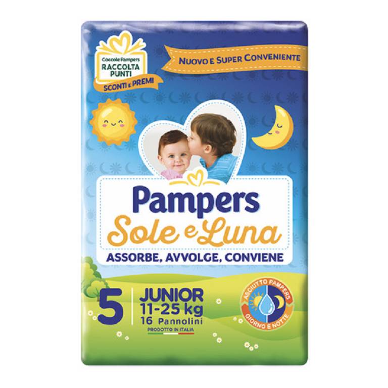 PAMPERS SOLE&LUNA FLASH J 16PZ